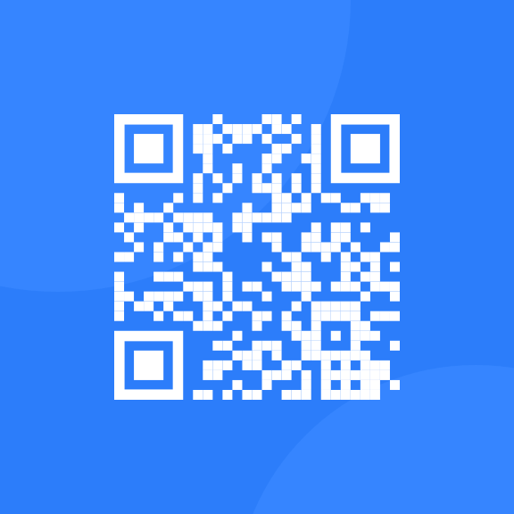 A QR code leading to frontendmentor.io